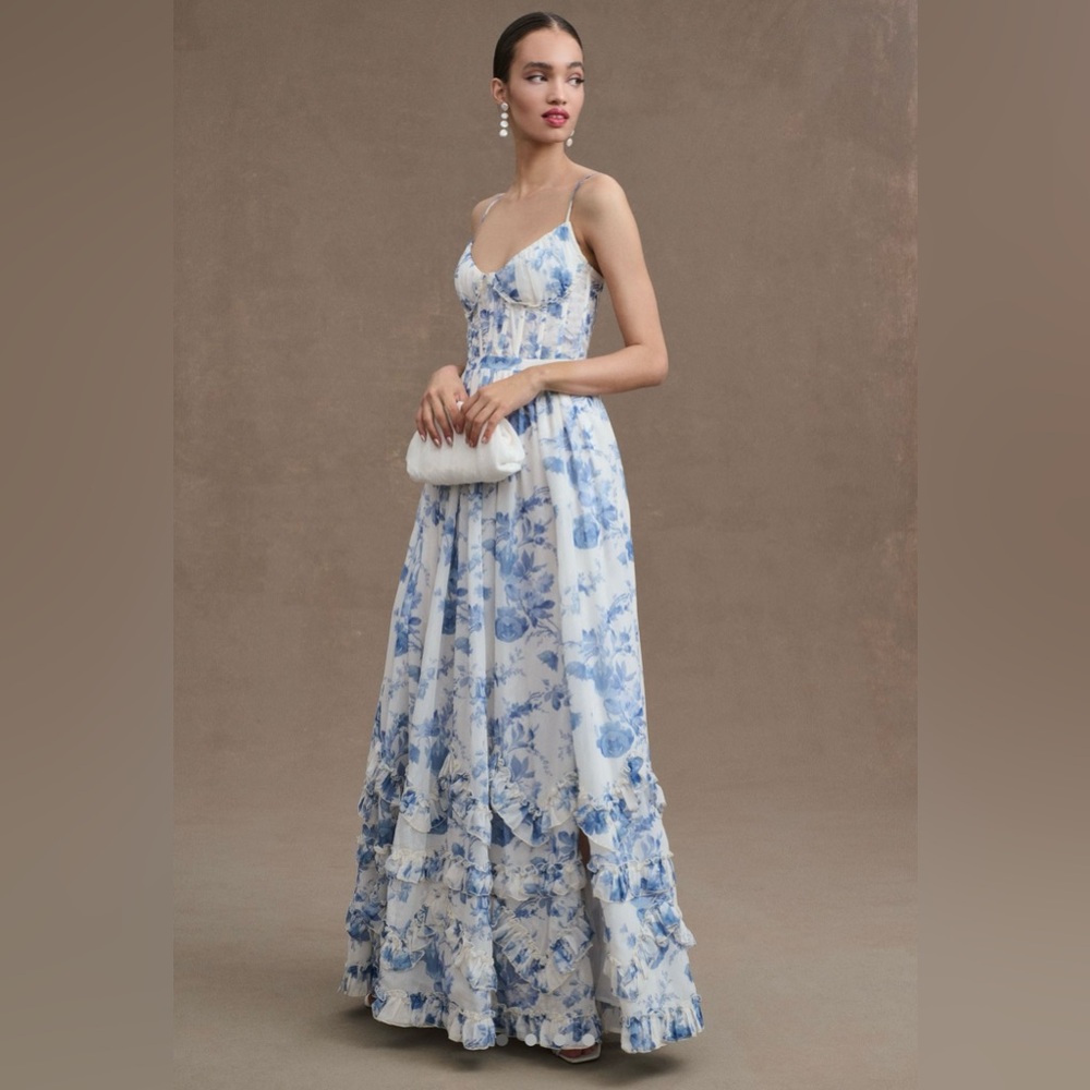 V Chapman The Carmen Provençal Blue Size 6